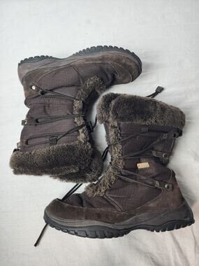 Baffin Nima Winter Snow Boots Brown Snowshoe Boots Women's Size 11 Polar Proven